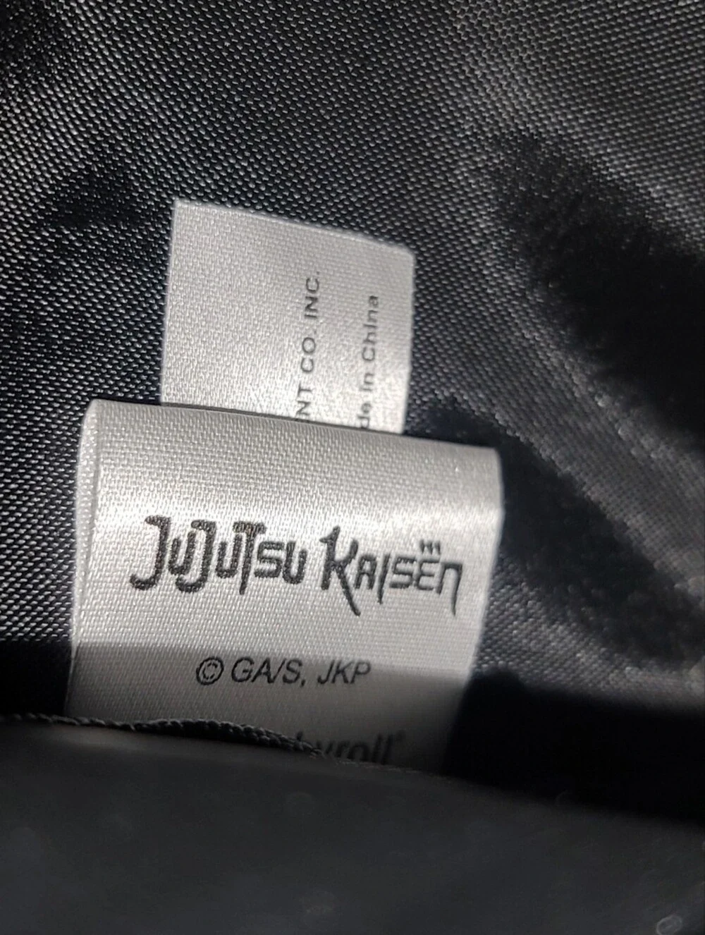 Jujutsu Kaisen Black Backpack with Red Emblem